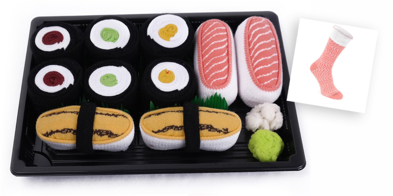 Bioecogeo_Sushi Socks Box