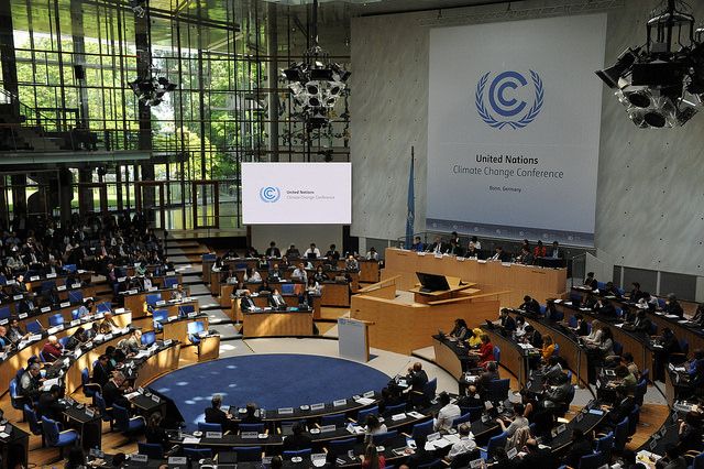 La sala del summit sul Clima di Bonn. Prossimo appuntamento: Ottobre