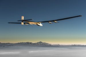 Payerne, Switzerland: Today,Solar Impulse 2, the second single-seater solar aircraft of Bertrand Piccard and André Borschberg designed to take up the challenge of the first round-the-world solar flight, without any fuel in 2015, carried out its eighteenth test flight out of the Payerne aerodrome in Switzerland. The plane flew at a high altitude. There will be several other test flights taking place in the coming months in order for this experimental machine to attain certification. They will be followed by training flights of Bertrand Piccard and André Borschberg later in the season still from Payerne airfield. The attempt to make the first round-the-world solar-powered flight is scheduled to start in March 2015 from Gulf area. Solar Impulse will fly, in order, over the Arabian Sea, India, Myanmar, China, the Pacific Ocean, the United States, the Atlantic Ocean and Southern Europe or North Africa before closing the loop by returning to the departure point. Landings will be made every few days to change pilots and organize public events for governments, schools and universities.